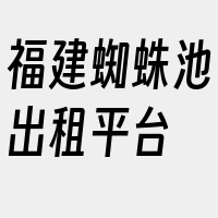 福建蜘蛛池出租平台