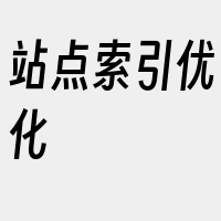 站点索引优化