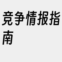 竞争情报指南