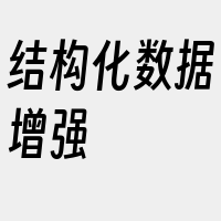 结构化数据增强