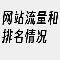 网站流量和排名情况