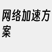 网络加速方案