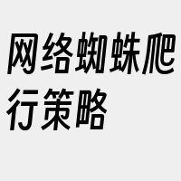 网络蜘蛛爬行策略