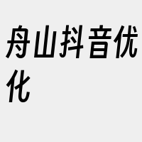 舟山抖音优化