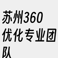 苏州360优化专业团队