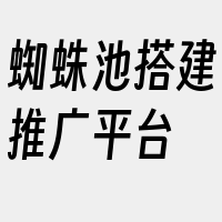 蜘蛛池搭建推广平台