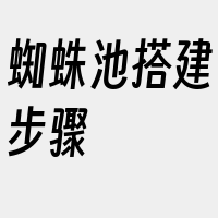 蜘蛛池搭建步骤