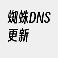 蜘蛛DNS更新