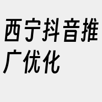 西宁抖音推广优化