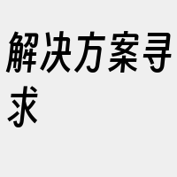 解决方案寻求