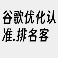 谷歌优化认准.排名客