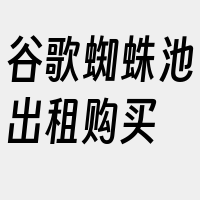 谷歌蜘蛛池出租购买