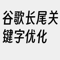 谷歌长尾关键字优化