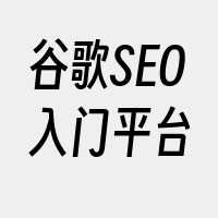 谷歌SEO入门平台