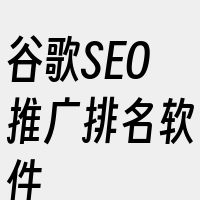 谷歌SEO推广排名软件