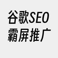 谷歌SEO霸屏推广