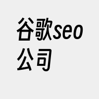 谷歌seo公司