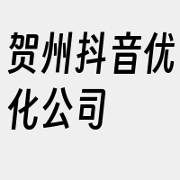 贺州抖音优化公司