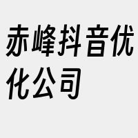 赤峰抖音优化公司