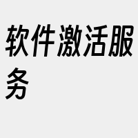 软件激活服务