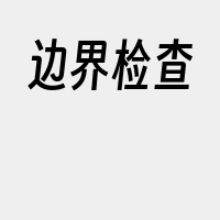 边界检查