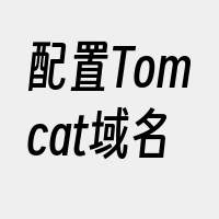 配置Tomcat域名