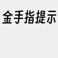 金手指提示