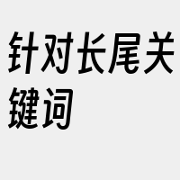 针对长尾关键词