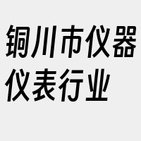 铜川市仪器仪表行业