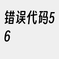 错误代码56