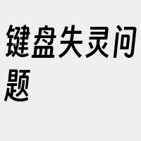 键盘失灵问题