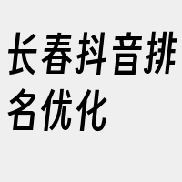 长春抖音排名优化