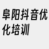 阜阳抖音优化培训