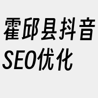 霍邱县抖音SEO优化