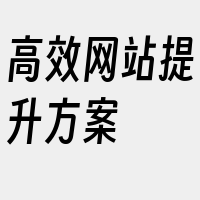 高效网站提升方案