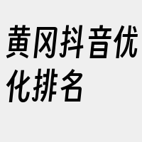 黄冈抖音优化排名