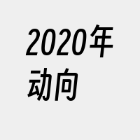 2020年动向