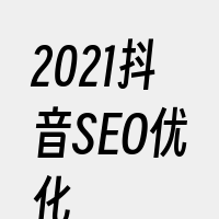 2021抖音SEO优化