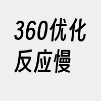 360优化反应慢