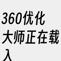 360优化大师正在载入