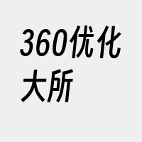 360优化大所