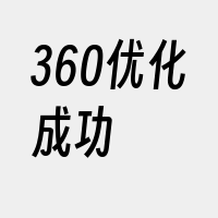 360优化成功