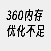 360内存优化不足