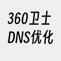 360卫士DNS优化