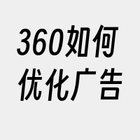 360如何优化广告