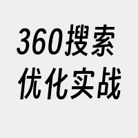 360搜索优化实战