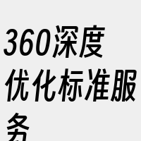 360深度优化标准服务