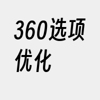 360选项优化