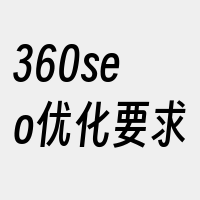 360seo优化要求