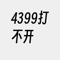 4399打不开